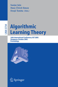 Vorderes Coverbild Algorithmic Learning Theory