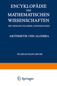 Vorderes Coverbild Encyklopädie der Mathematischen Wissenschaften mit Einschluss ihrer Anwendungen