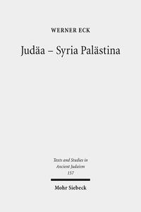 Vorderes Coverbild Judäa - Syria Palästina