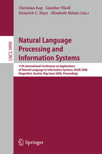 Vorderes Coverbild Natural Language Processing and Information Systems