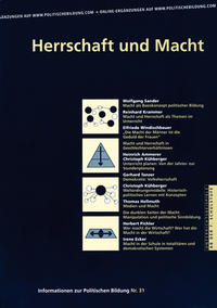 Vorderes Coverbild Herrschaft und Macht
