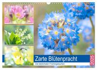 Vorderes Coverbild Zarte Blütenpracht. Die lieblichsten Frühlingsblumen (Wandkalender 2025 DIN A3 quer), CALVENDO Monatskalender