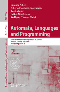 Vorderes Coverbild Automata, Languages and Programming