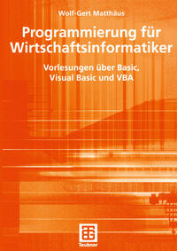 Vorderes Coverbild Programmierung für Wirtschaftsinformatiker