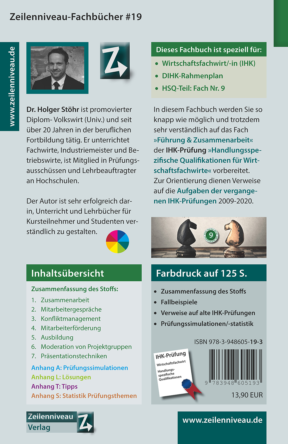 Rückseitencover Zur Prüfung vorbereiten in Führung & Zusammenarbeit