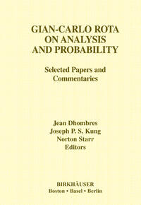 Vorderes Coverbild Gian-Carlo Rota on Analysis and Probability