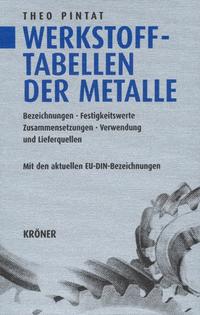 Vorderes Coverbild Werkstofftabellen der Metalle