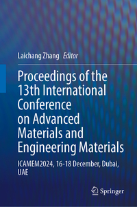 Vorderes Coverbild Proceedings of the 13th International Conference on Advanced Materials and Engineering Materials