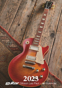 Vorderes Coverbild guitar Gibson Les Paul – der Kalender 2023