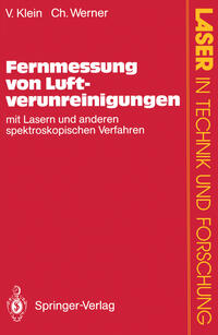 Vorderes Coverbild Fernmessung von Luftverunreinigungen