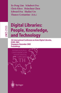 Vorderes Coverbild Digital Libraries: People, Knowledge, and Technology