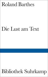 Vorderes Coverbild Die Lust am Text
