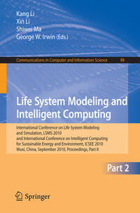 Vorderes Coverbild Life System Modeling and Intelligent Computing