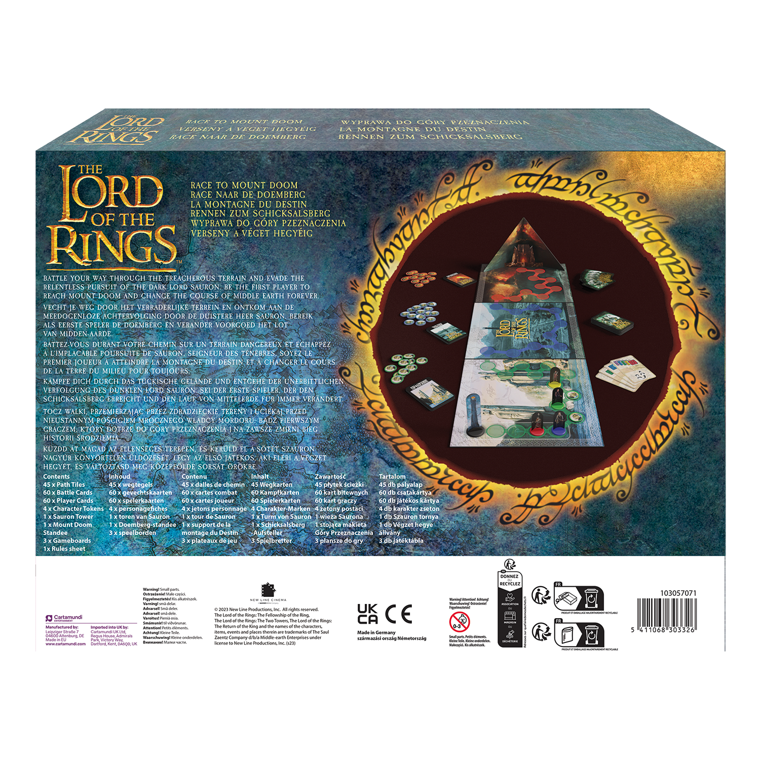 Rückseitencover Lord of the Rings - Mount Doom