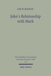 Vorderes Coverbild John's Relationship with Mark