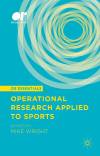 Vorderes Coverbild Operational Research Applied to Sports