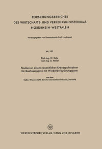 Vorderes Coverbild Studien an einem neuzeitlichen Kreuzspultrockner für Bastfasergarne mit Wiederbefeuchtungszone