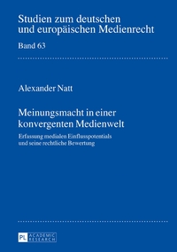 Vorderes Coverbild Meinungsmacht in einer konvergenten Medienwelt