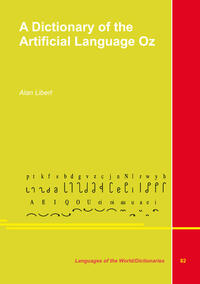 Vorderes Coverbild A Dictionary of the Artificial Language Oz