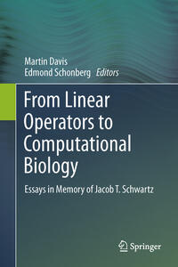 Vorderes Coverbild From Linear Operators to Computational Biology
