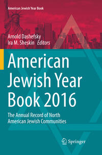 Vorderes Coverbild American Jewish Year Book 2016