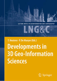 Vorderes Coverbild Developments in 3D Geo-Information Sciences