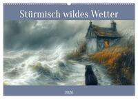 Vorderes Coverbild Stürmisch wildes Wetter (Wandkalender 2026 DIN A2 quer), CALVENDO Monatskalender