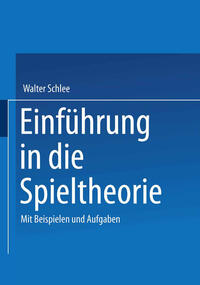 Vorderes Coverbild Einführung in die Spieltheorie