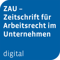 Vorderes Coverbild ZAU - Zeitschrift für Arbeitsrecht im Unternehmen digital