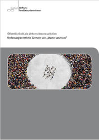 Vorderes Coverbild Öffentlichkeit als Unternehmenssanktion