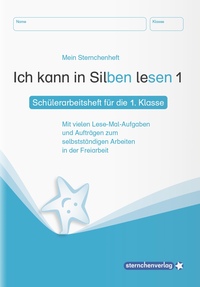 Vorderes Coverbild Ich kann in Silben lesen 1 - Schülerarbeitsheft für die 1. Klasse