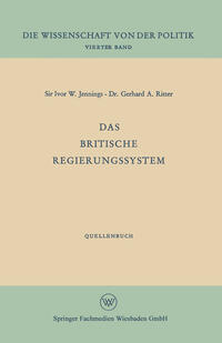 Vorderes Coverbild Das britische Regierungssystem