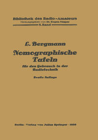 Vorderes Coverbild Nomographische Tafeln für den Gebrauch in der Radiotechnik