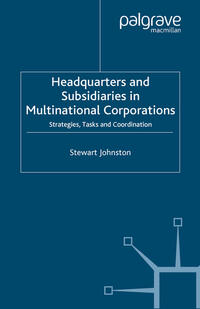 Vorderes Coverbild Headquarters and Subsidiaries in Multinational Corporations