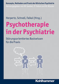 Vorderes Coverbild Psychotherapie in der Psychiatrie
