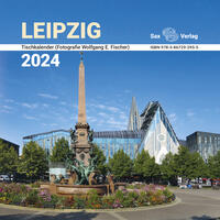 Vorderes Coverbild Tischkalender Leipzig 2024