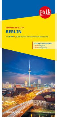 Vorderes Coverbild Falk Stadtplan Extra Berlin 1:25.000