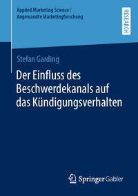 Vorderes Coverbild Der Einfluss des Beschwerdekanals auf das Kündigungsverhalten