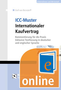 Vorderes Coverbild ICC-Muster Internationaler Kaufvertrag Online