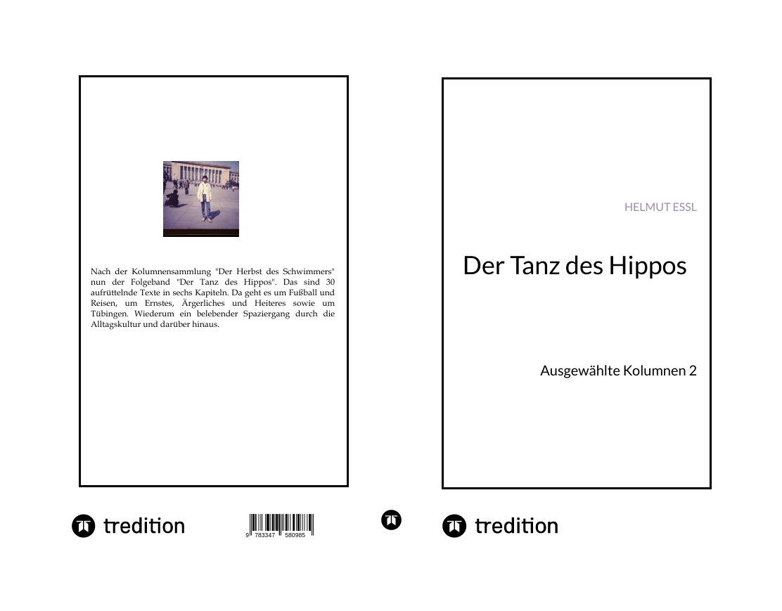 Gesamtes Coverbild Der Tanz des Hippos