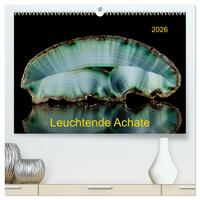 Vorderes Coverbild Leuchtende Achate (hochwertiger Premium Wandkalender 2026 DIN A2 quer), Kunstdruck in Hochglanz