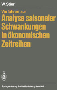 Vorderes Coverbild Verfahren zur Analyse saisonaler Schwankungen in ökonomischen Zeitreihen