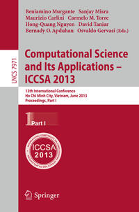Vorderes Coverbild Computational Science and Its Applications -- ICCSA 2013