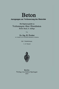 Vorderes Coverbild Beton Anregungen zur Verbesserung des Materials