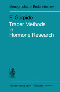 Vorderes Coverbild Tracer Methods in Hormone Research