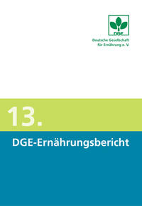 Vorderes Coverbild 13. DGE-Ernährungsbericht