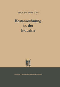 Vorderes Coverbild Kostenrechnung in der Industrie