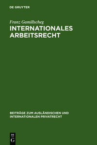 Vorderes Coverbild Internationales Arbeitsrecht