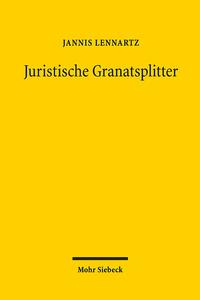 Vorderes Coverbild Juristische Granatsplitter