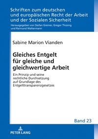 Vorderes Coverbild Gleiches Entgelt für gleiche und gleichwertige Arbeit